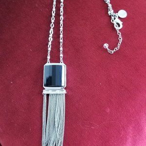 Black Tassel Necklace